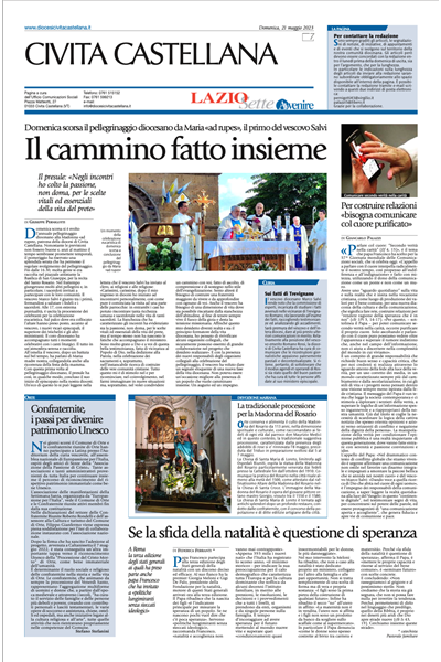 Avvenire - pagina diocesana del 21/05/2023